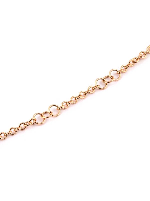 GIROCOLLO IN ORO ROSA 18KT CON CUORE DI DIAMANTI ZAFFIRI E AMETISTA