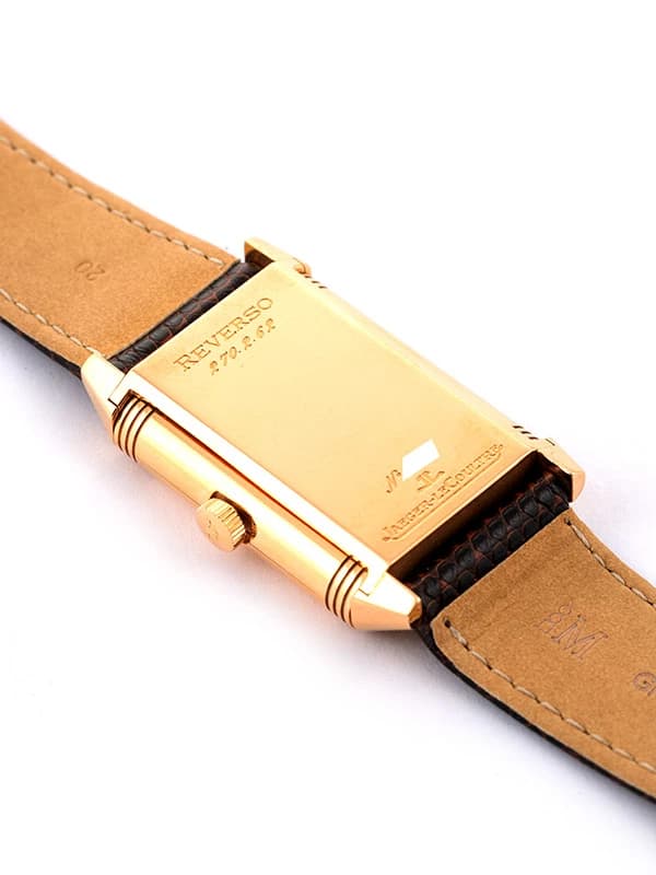 JAEGER LE-COULTRE REVERSO ART DECO SKELETON CON ESTRATTO IN ORO ROSA 18KT REF. 270.2.62