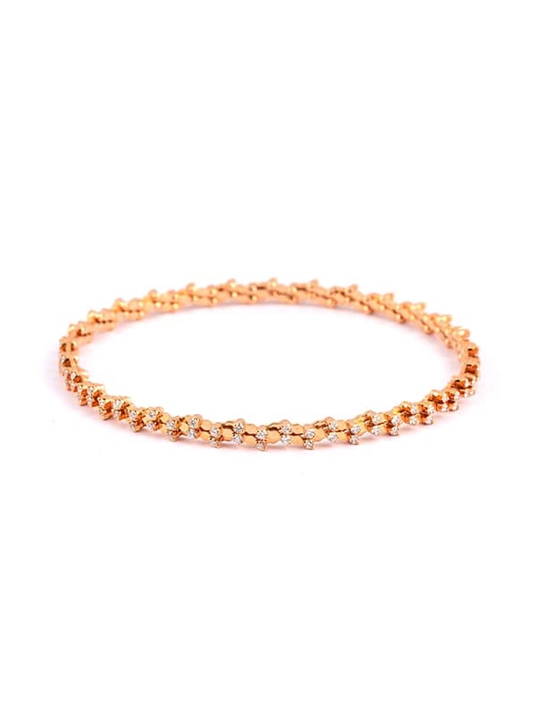 SERAFINO CONSOLI ANELLO BRACCIALE IN ORO ROSA 18KT CON DIAMANTI REF. S.RB A-7F2 RG WD