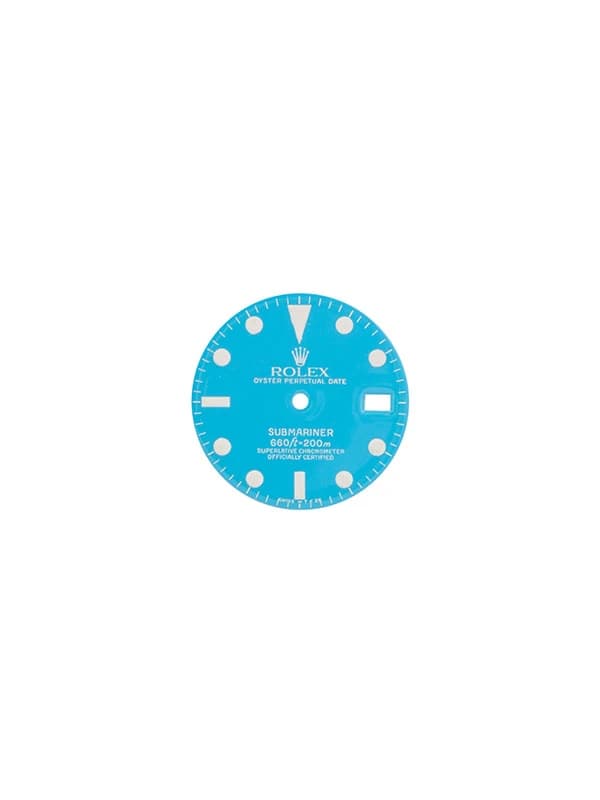 QUADRANTE AFTERMARKET PER ROLEX SUBMARINER DATE 40MM IN ACCIAIO REF. 1680 AZZURRO PALLETTONI