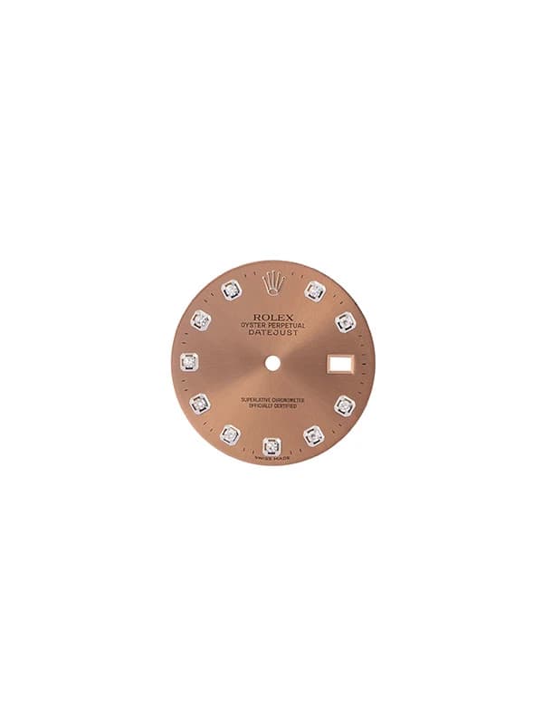 QUADRANTE AFTERMARKET PER ROLEX DATEJUST 36MM ROSA CON DIAMANTI REF. 16234 E 16200