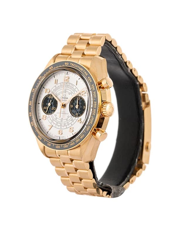 OMEGA SPEEDMASTER CHRONOSCOPE 43MM IN ORO MOONSHINE 18KT GIOCHI OLIMPICI REF. 522.60.43.51.02.001
