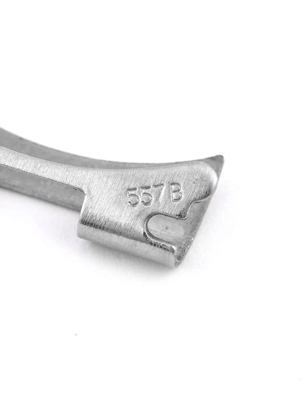 FINALE (COPPIA) PER ROLEX AIR-KING 5500 BRACCIALE 78350 IN ACCIAIO REF. 557B