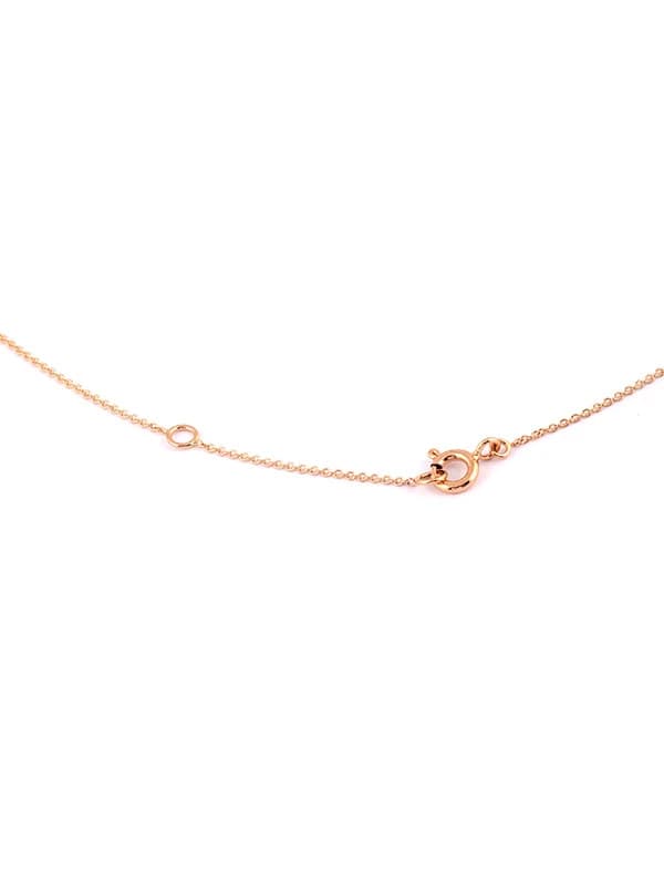 GIROCOLLO IN ORO ROSA 18KT CROCE DI DIAMANTI