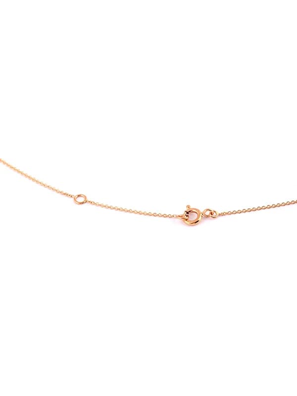 GIROCOLLO IN ORO ROSA 18KT CUORE VUOTO CON DIAMANTI