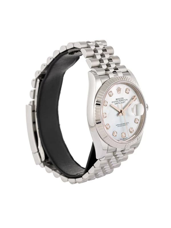 ROLEX DATEJUST MOTHER OF PEARL 36MM IN ACCIAIO E DIAMANTI REF. 126234