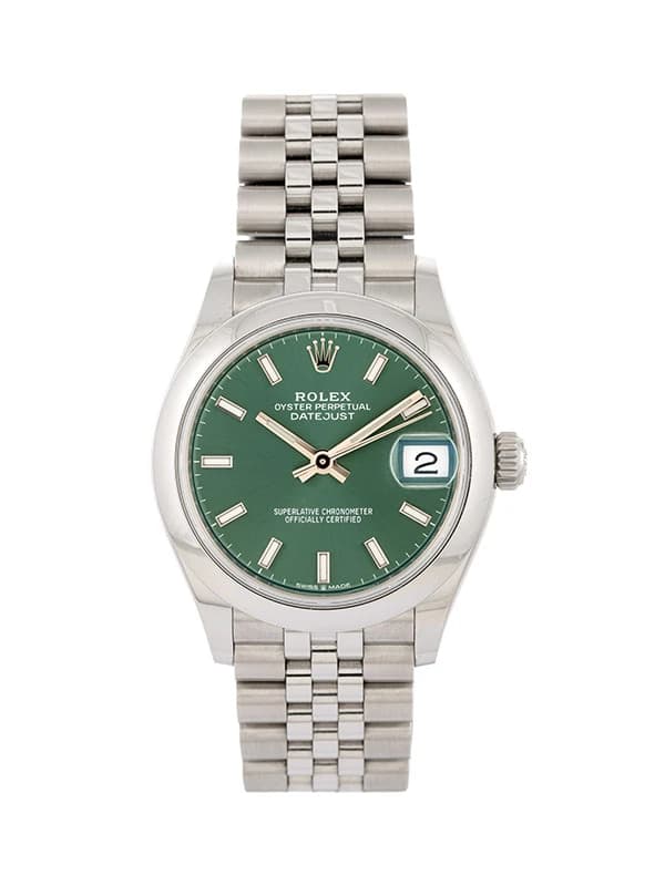 ROLEX DATEJUST GREEN MINT DIAL 31MM IN ACCIAIO REF. 278240