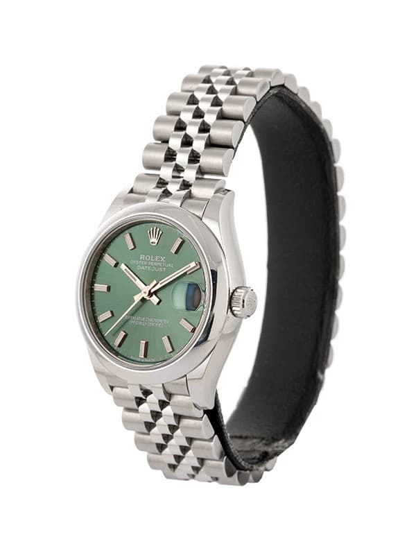 ROLEX DATEJUST GREEN MINT DIAL 31MM IN ACCIAIO REF. 278240