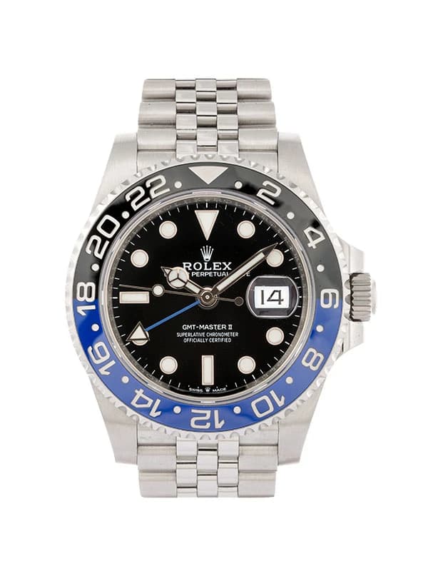 ROLEX GMT-MASTER II BATMAN JUBILE' 40MM IN ACCIAIO REF. 126710BLNR
