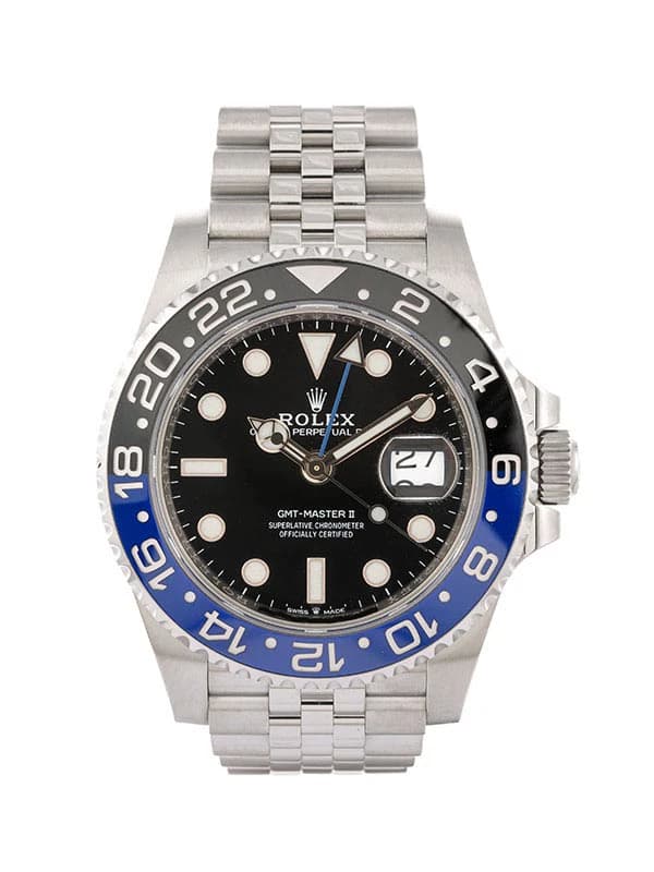 ROLEX GMT-MASTER II BATMAN JUBILE' 40MM IN ACCIAIO REF. 126710BLNR