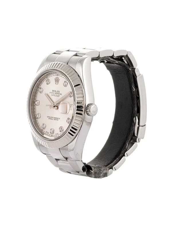 ROLEX DATEJUST II 41MM IN ACCIAIO E DIAMANTI REF. 116334