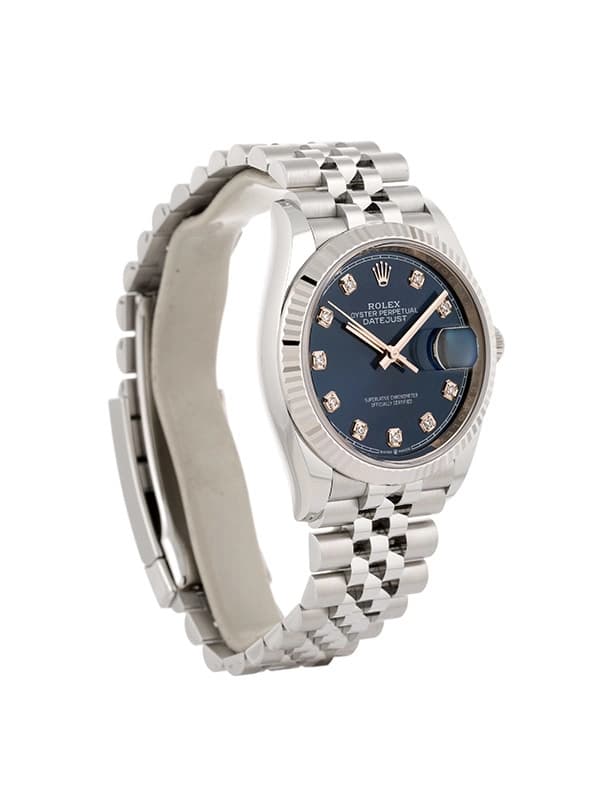 ROLEX DATEJUST 36MM IN ACCIAIO E DIAMANTI REF. 126234