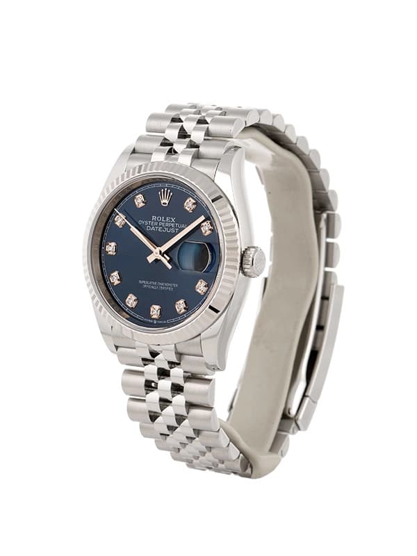 ROLEX DATEJUST 36MM IN ACCIAIO E DIAMANTI REF. 126234