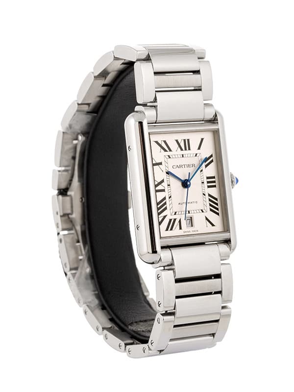 CARTIER TANK MUST MODELLO EXTRA LARGE IN ACCIAIO REF. WSTA0053