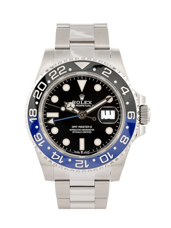 ROLEX GMT-MASTER II BATMAN OYSTER 40MM IN ACCIAIO REF. 126710BLNR