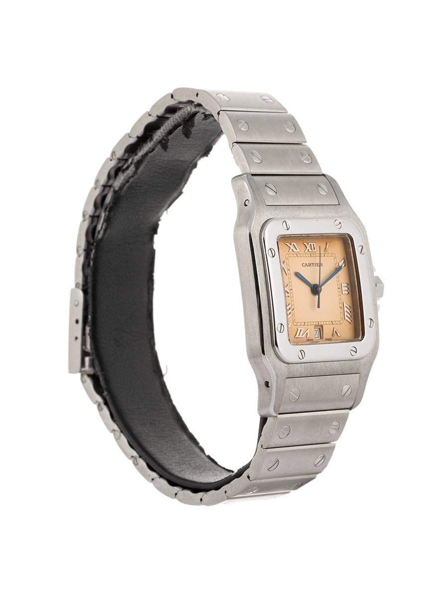 CARTIER SANTOS GALBE' MODELLO GRANDE IN ACCIAIO REF. 987901