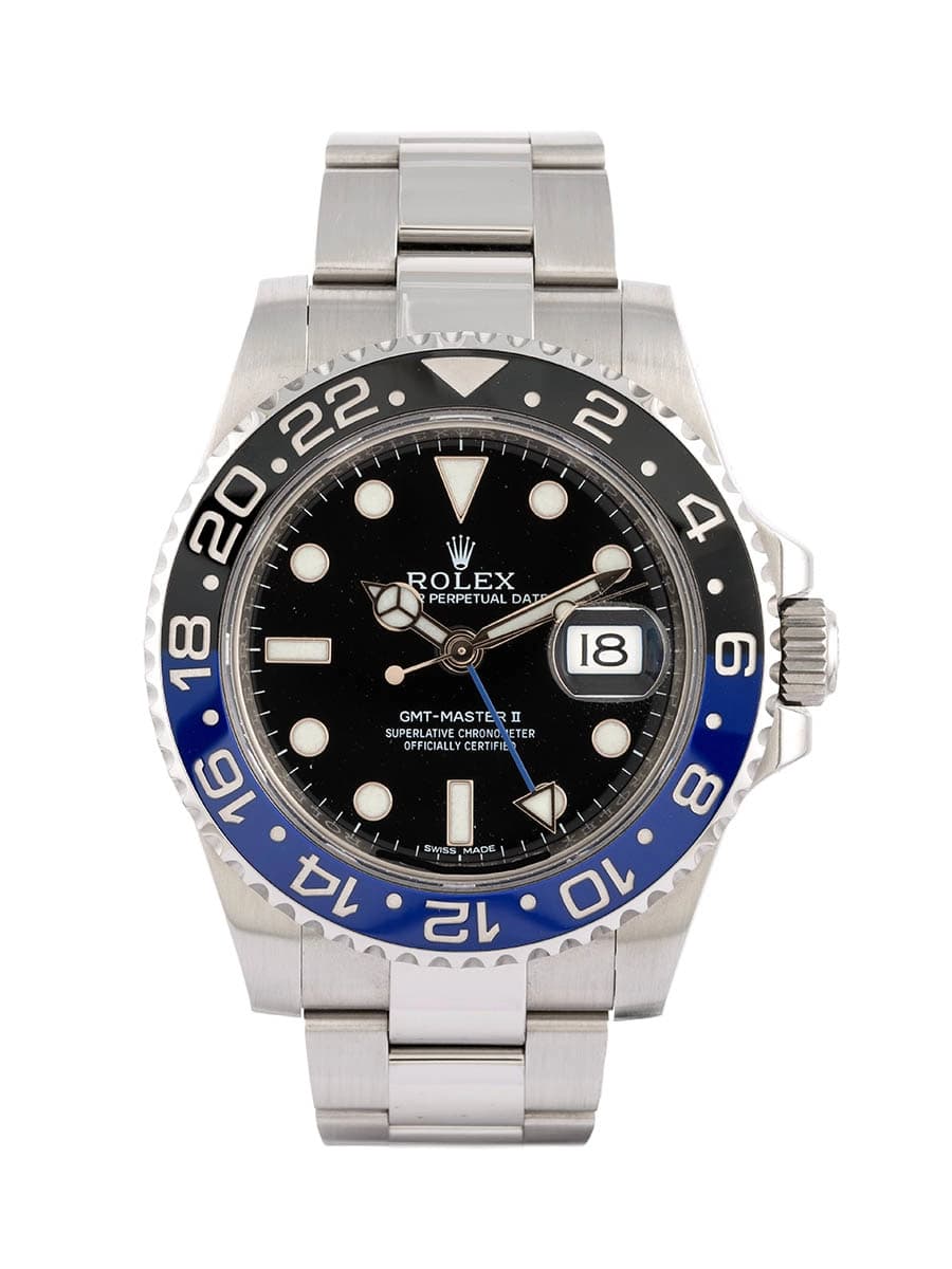 ROLEX GMT-MASTER II BATMAN 40MM IN ACCIAIO REF. 116710BLNR