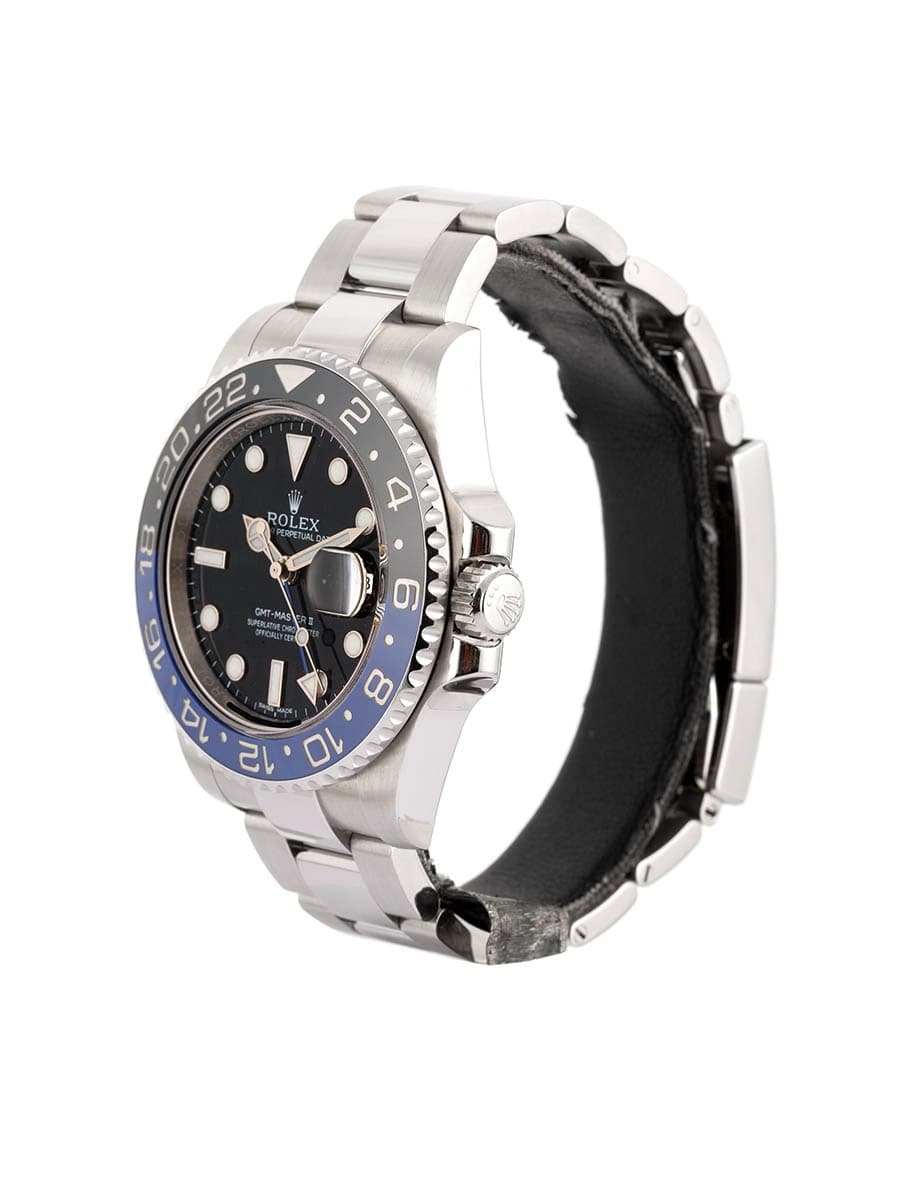 ROLEX GMT-MASTER II BATMAN 40MM IN ACCIAIO REF. 116710BLNR