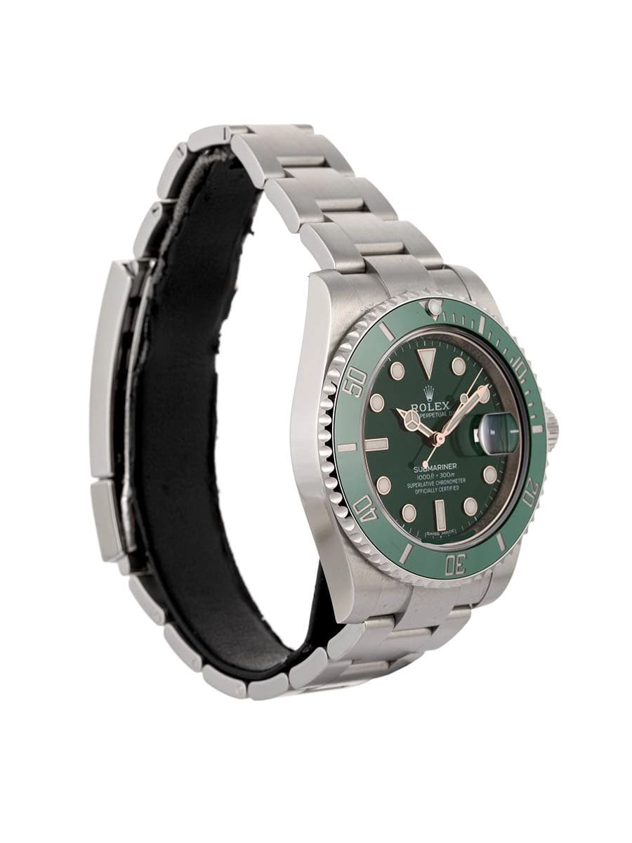 ROLEX SUBMARINER DATE VERDE HULK NOS 40MM IN ACCIAIO REF. 116610LV