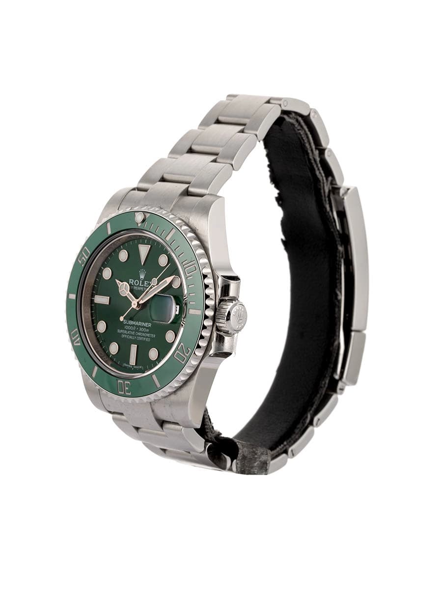 ROLEX SUBMARINER DATE VERDE HULK NOS 40MM IN ACCIAIO REF. 116610LV