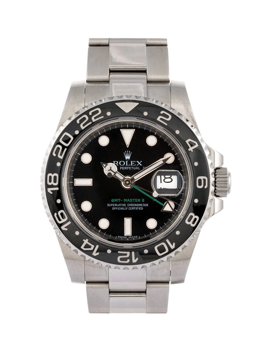 ROLEX GMT-MASTER II 40MM IN ACCIAIO REF. 116710LN