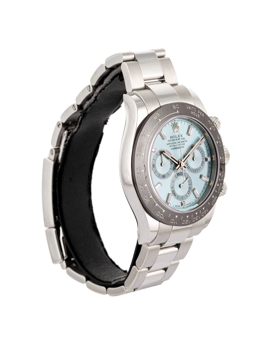 ROLEX DAYTONA COSMOGRAPH BAGUETTE 40MM IN PLATINO REF. 116506