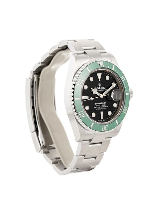 ROLEX SUBMARINER DATE GHIERA VERDE STARBUCKS 41MM IN ACCIAIO REF. 126610LV