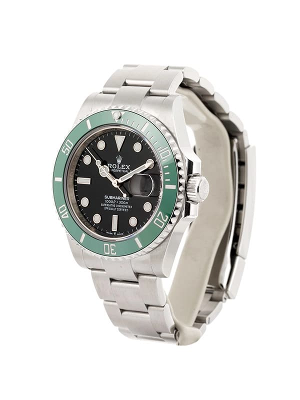 ROLEX SUBMARINER DATE GHIERA VERDE STARBUCKS 41MM IN ACCIAIO REF. 126610LV