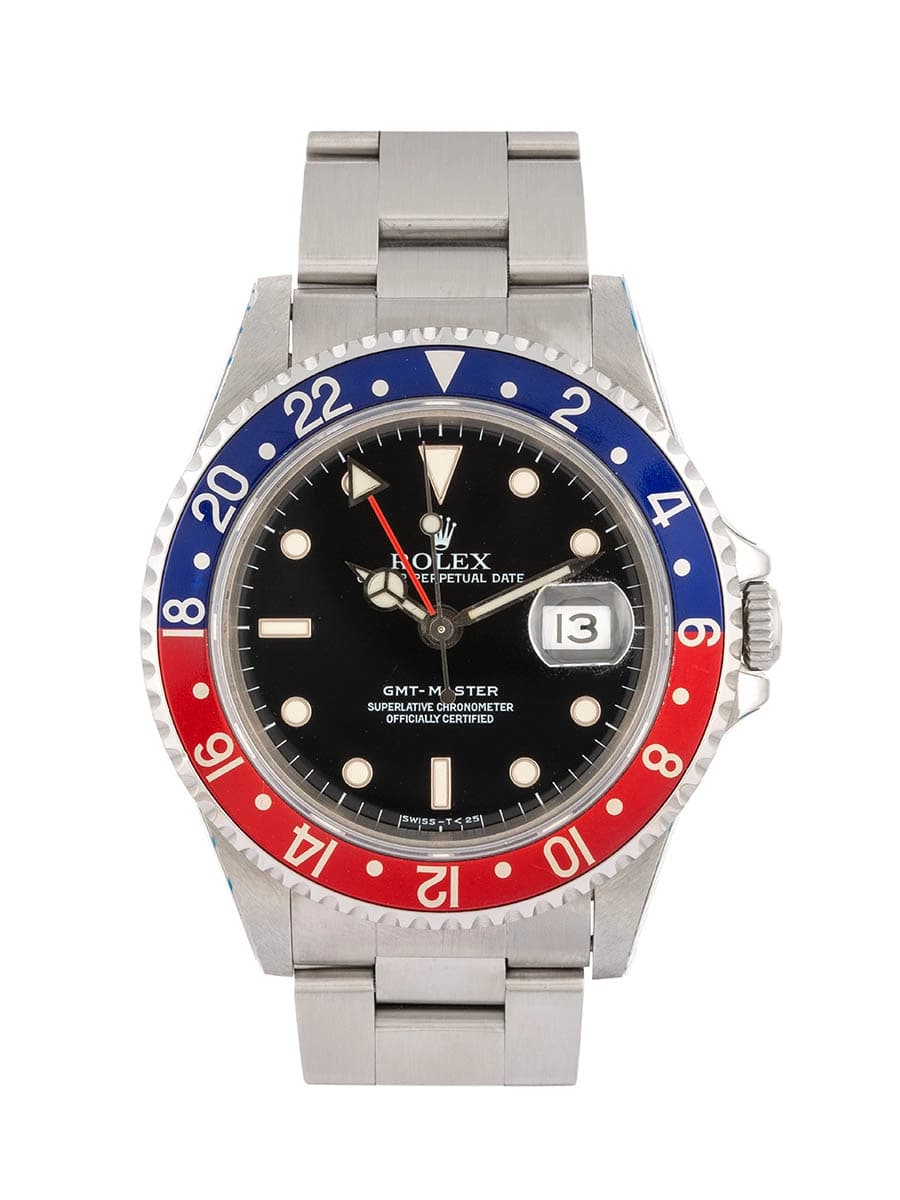 ROLEX GMT-MASTER PEPSI 40MM IN ACCIAIO REF. 16700