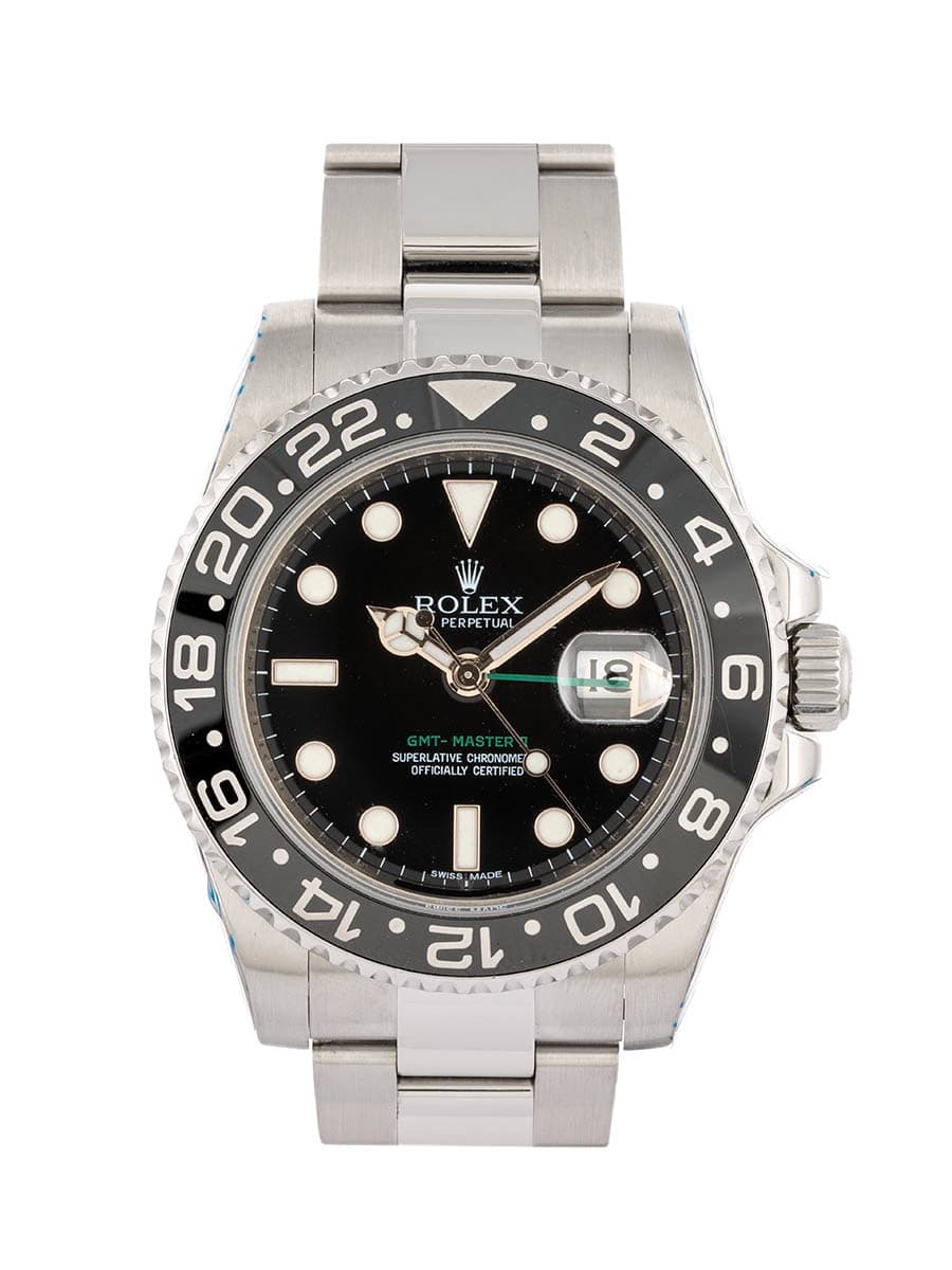 ROLEX GMT-MASTER II 40MM IN ACCIAIO REF. 116710LN