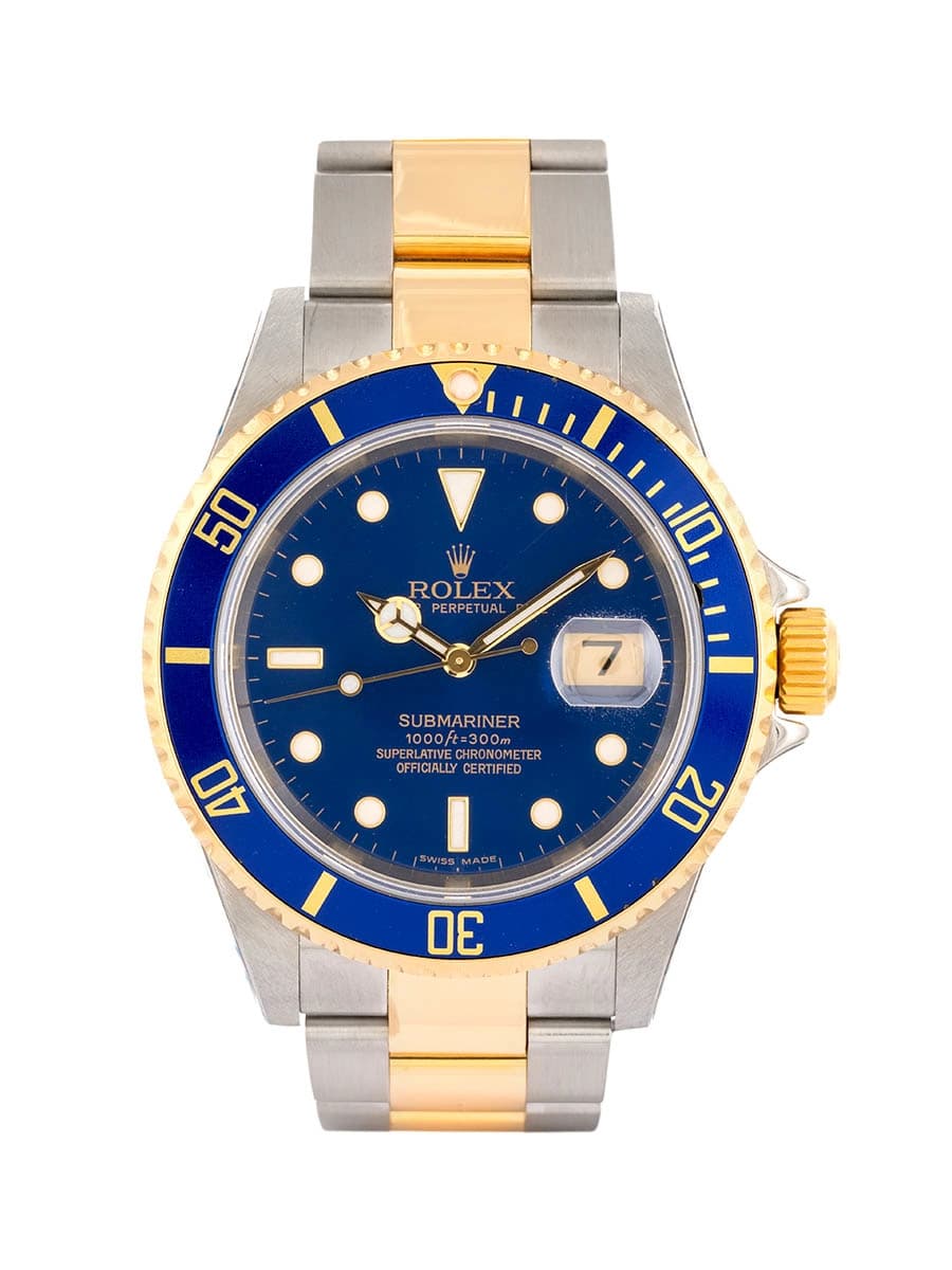 ROLEX SUBMARINER DATE 40MM IN ACCIAIO E ORO GIALLO 18KT REF. 16613