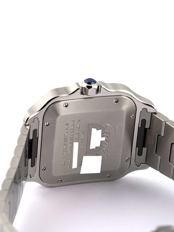 CARTIER SANTOS DE CARTIER MODELLO GRANDE VERDE IN ACCIAIO REF. WSSA0062