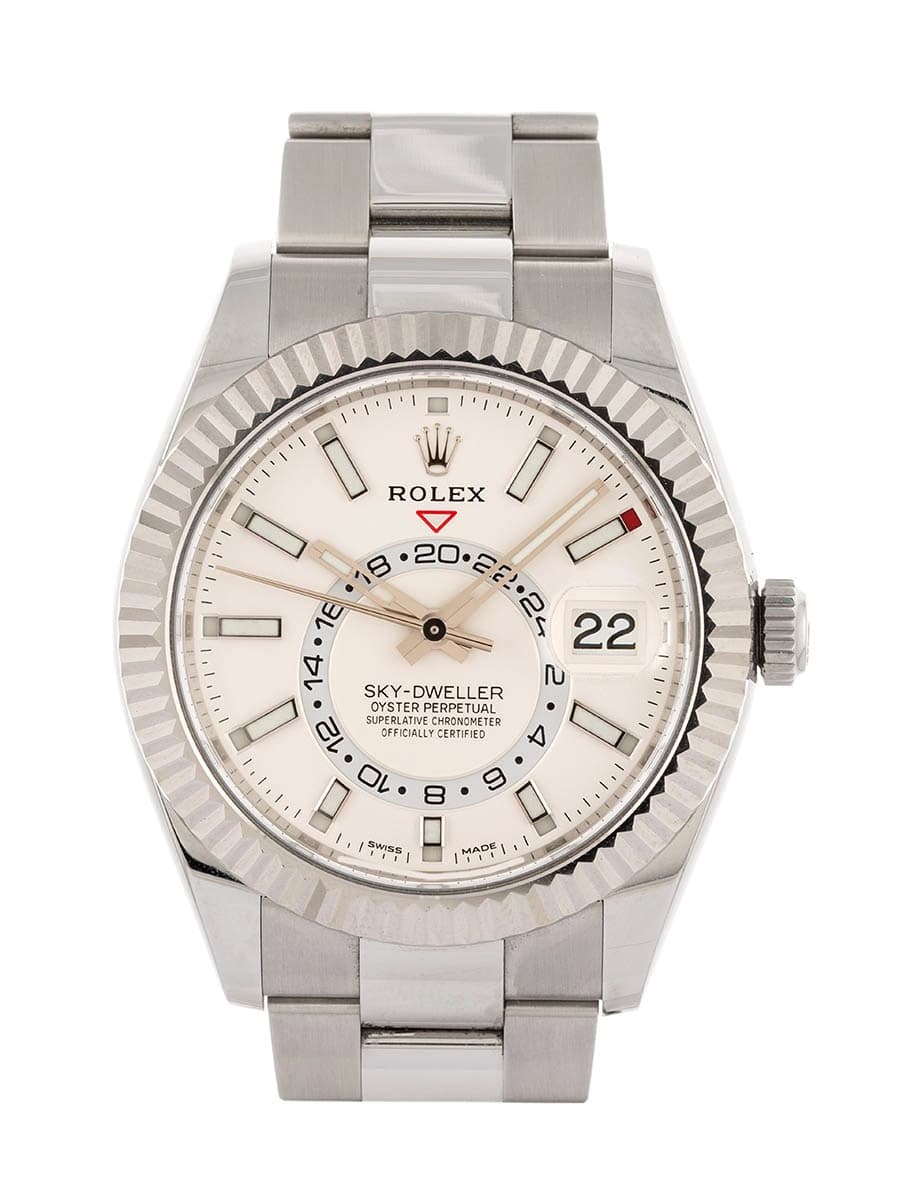 ROLEX SKY-DWELLER 42MM IN ACCIAIO REF. 326934