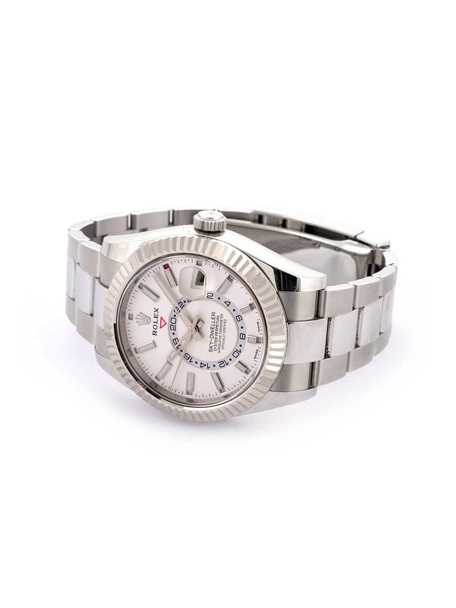 ROLEX SKY-DWELLER 42MM IN ACCIAIO REF. 326934