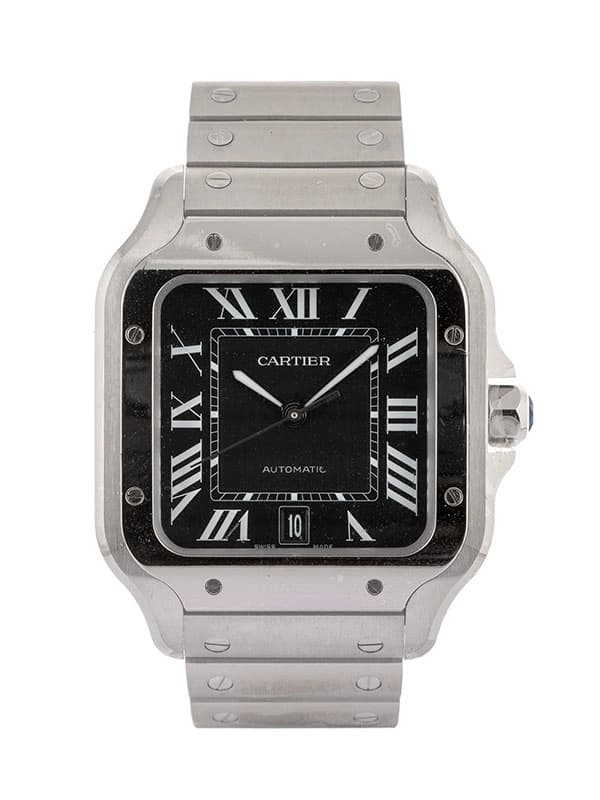 CARTIER SANTOS DE CARTIER MODELLO GRANDE IN ACCIAIO REF. WSSA0096