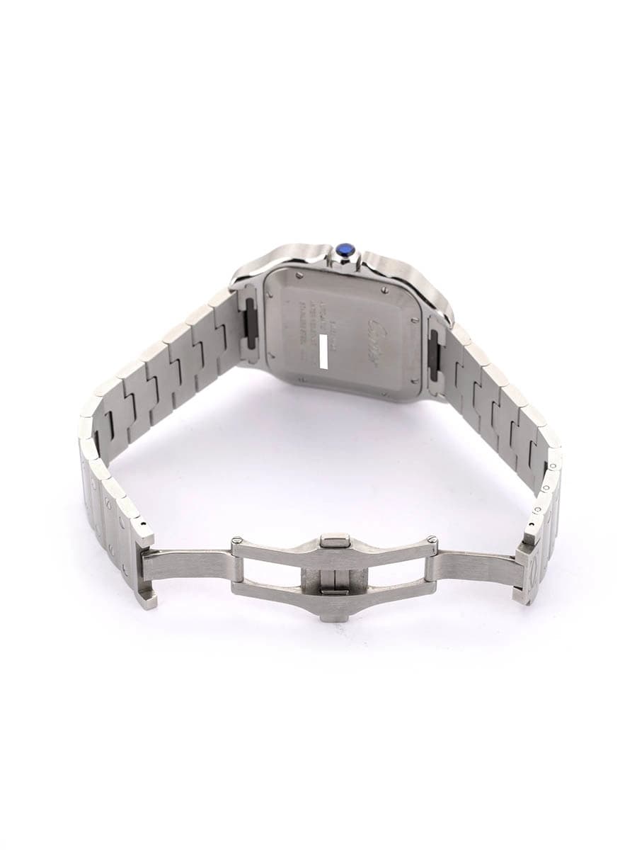 CARTIER SANTOS DE CARTIER MODELLO GRANDE VERDE IN ACCIAIO REF. WSSA0062