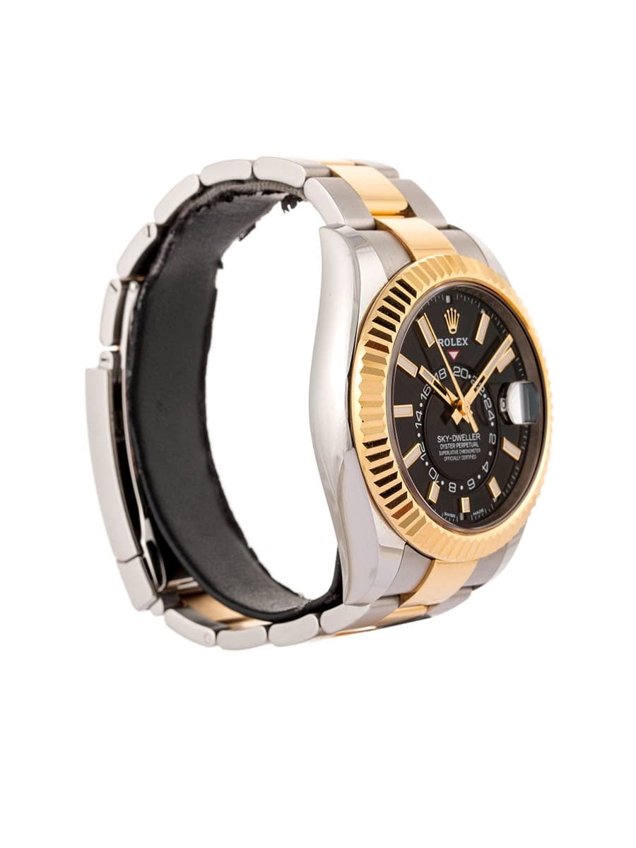 ROLEX SKY-DWELLER 42MM IN ACCIAIO E ORO GIALLO 18KT REF. 326933