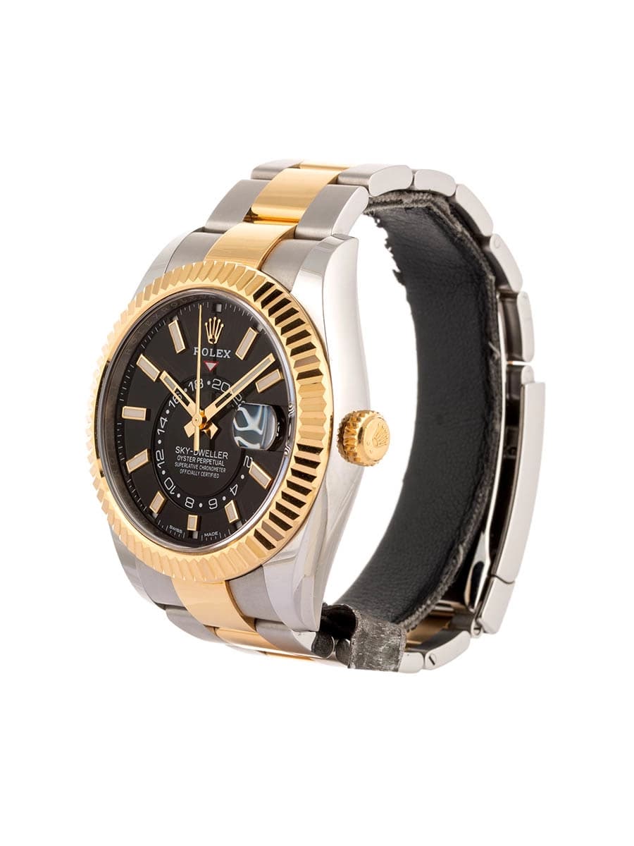 ROLEX SKY-DWELLER 42MM IN ACCIAIO E ORO GIALLO 18KT REF. 326933