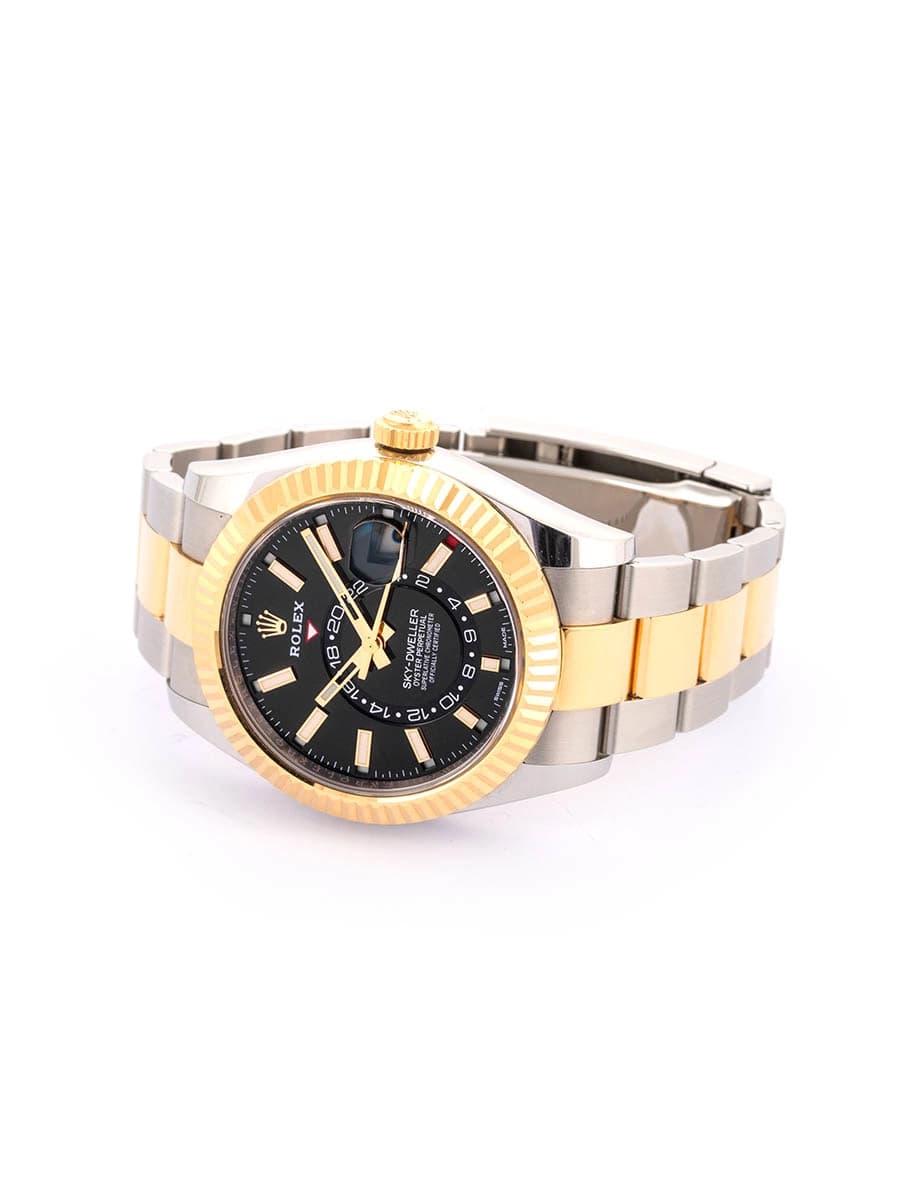 ROLEX SKY-DWELLER 42MM IN ACCIAIO E ORO GIALLO 18KT REF. 326933