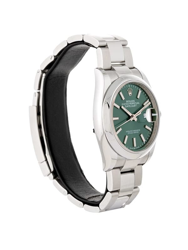 ROLEX DATEJUST GREEN MINT DIAL 36MM IN ACCIAIO REF. 126200