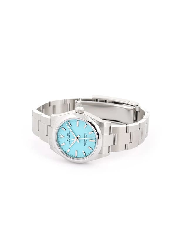 ROLEX OYSTER PERPETUAL TIFFANY 31MM IN ACCIAIO REF. 277200