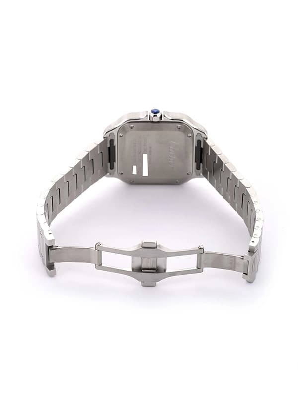 CARTIER SANTOS DE CARTIER MODELLO MEDIO ARGENTATO IN ACCIAIO REF. WSSA0029