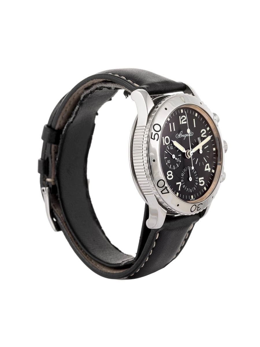 BREGUET TYPE XX AERONAVALE TRITIUM DIAL 39MM IN ACCIAIO REF. 3800
