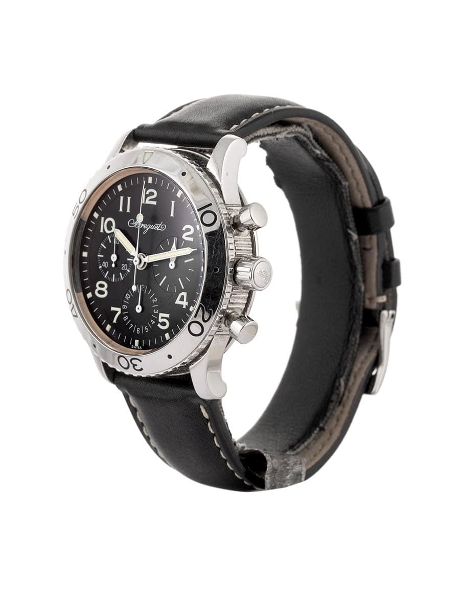 BREGUET TYPE XX AERONAVALE TRITIUM DIAL 39MM IN ACCIAIO REF. 3800