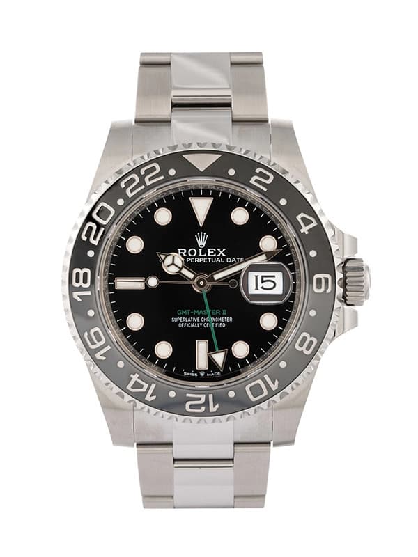 ROLEX GMT-MASTER II BRUCE WAYNE 40MM IN ACCIAIO REF. 126710GRNR