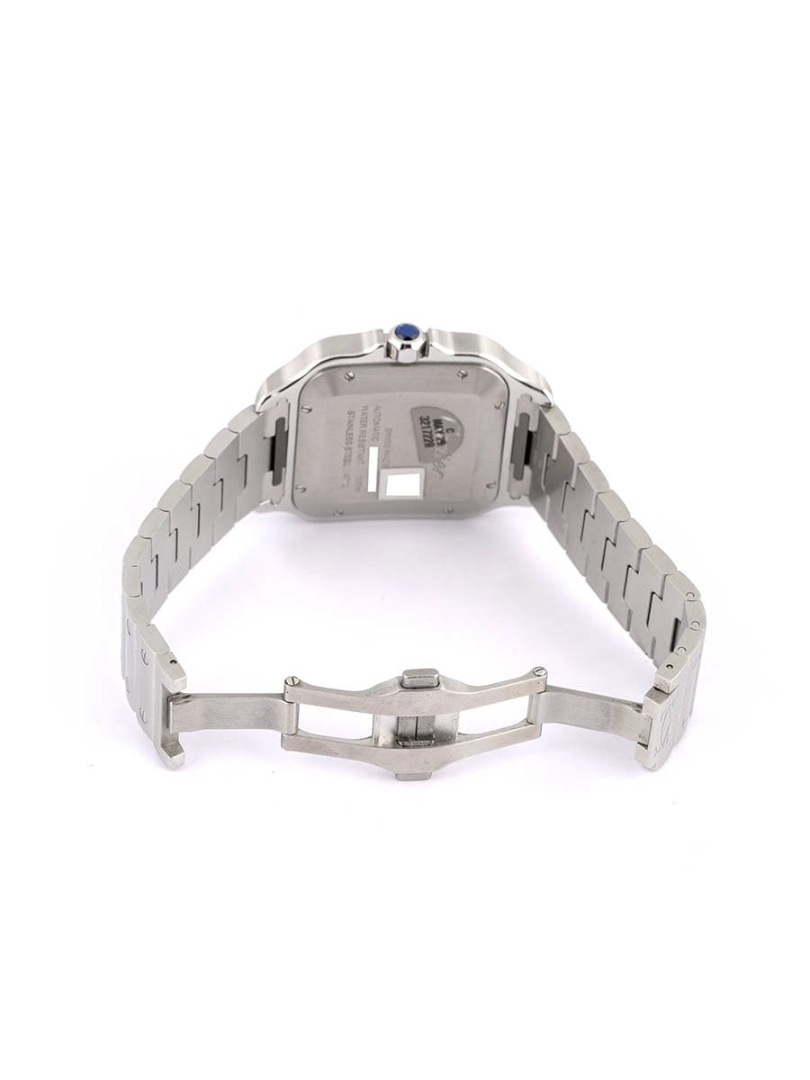 CARTIER SANTOS DE CARTIER MODELLO GRANDE BLU IN ACCIAIO REF. WSSA0071