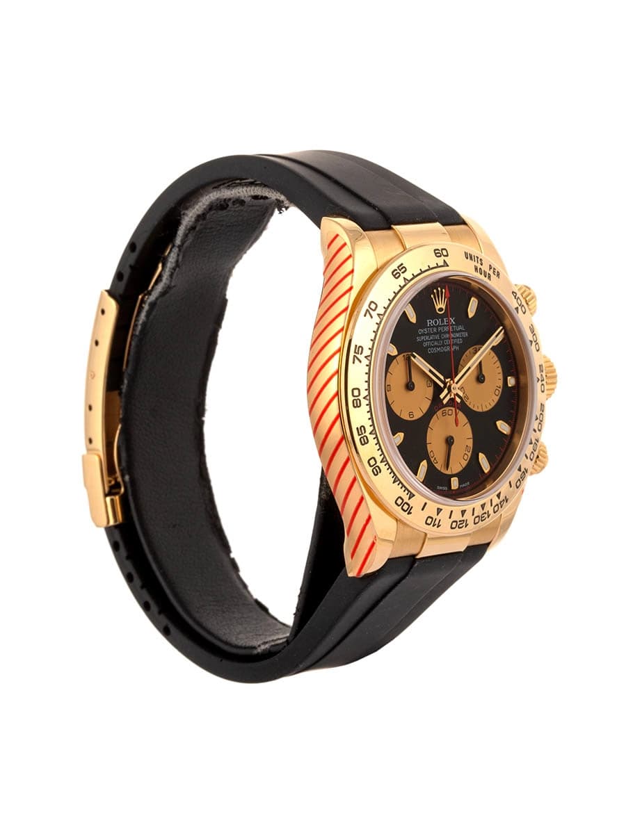 ROLEX DAYTONA COSMOGRAPH PAUL NEWMAN PRIMA SERIE 40MM IN ORO GIALLO 18KT E CAUCCIU' REF. 116518