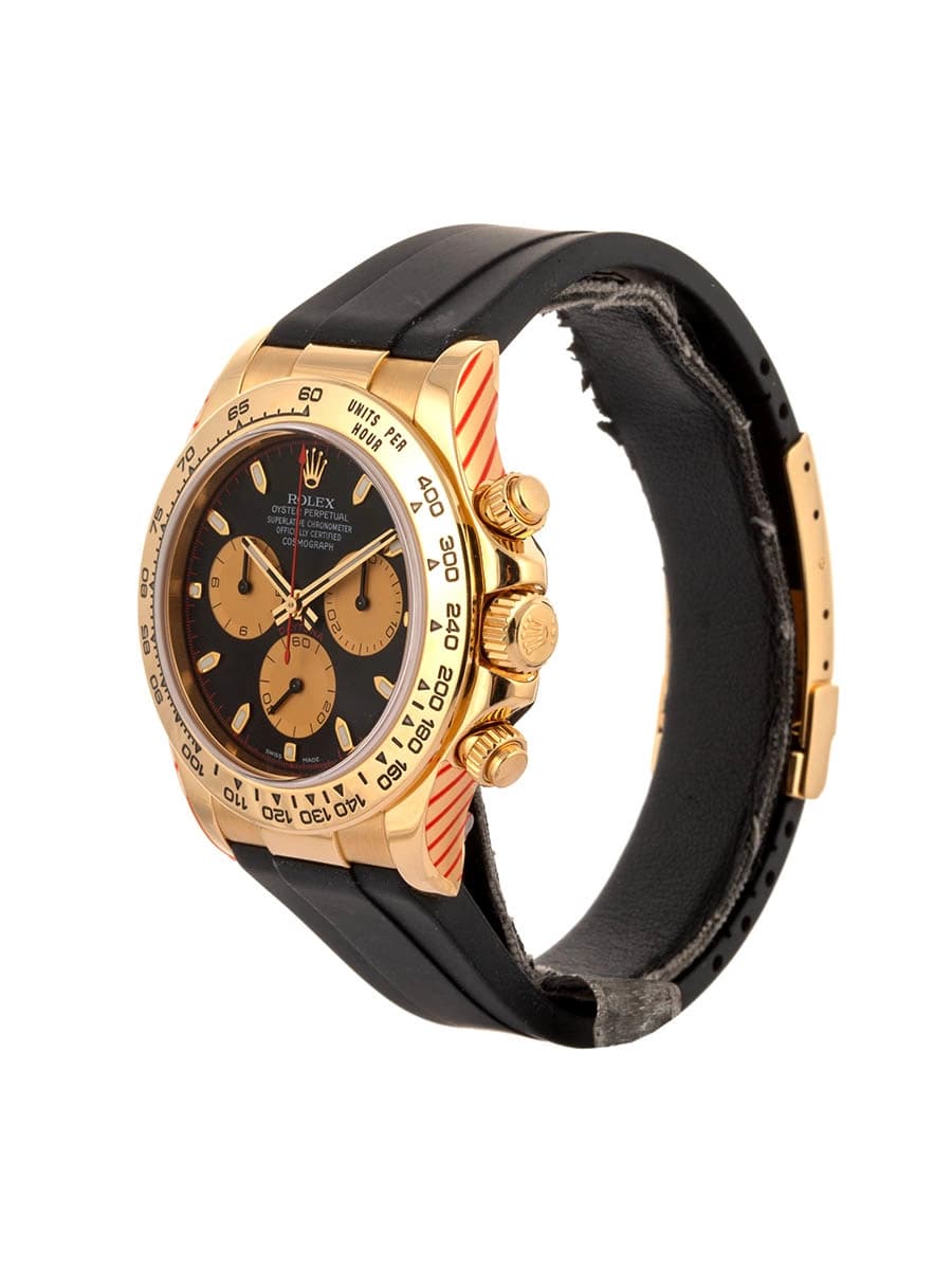 ROLEX DAYTONA COSMOGRAPH PAUL NEWMAN PRIMA SERIE 40MM IN ORO GIALLO 18KT E CAUCCIU' REF. 116518