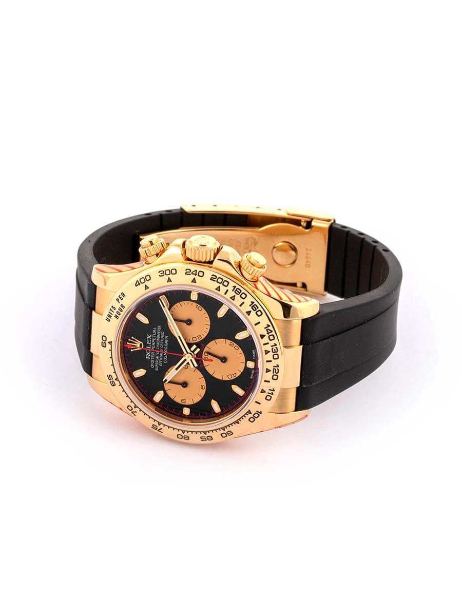 ROLEX DAYTONA COSMOGRAPH PAUL NEWMAN PRIMA SERIE 40MM IN ORO GIALLO 18KT E CAUCCIU' REF. 116518