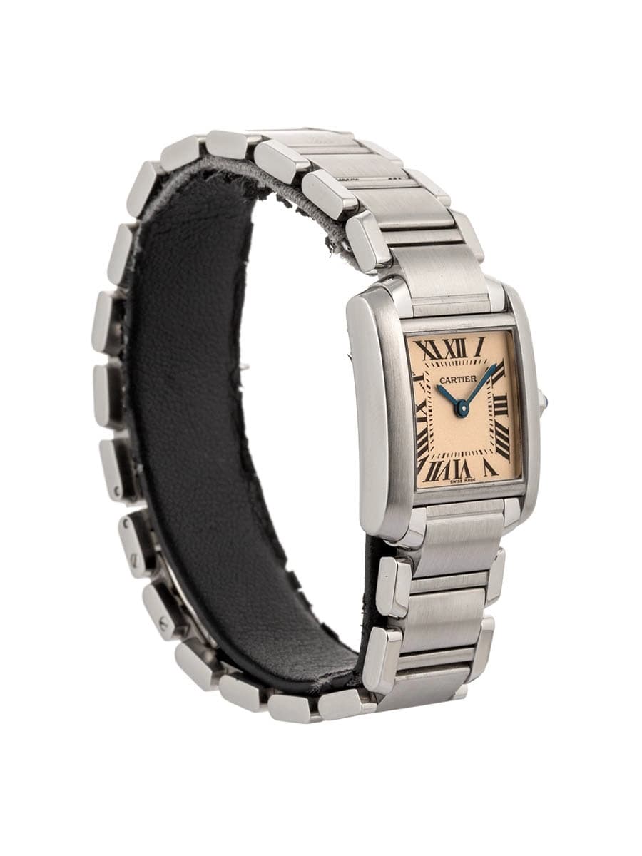 CARTIER TANK FRANCAISE LADY IN ACCIAIO REF. 2384